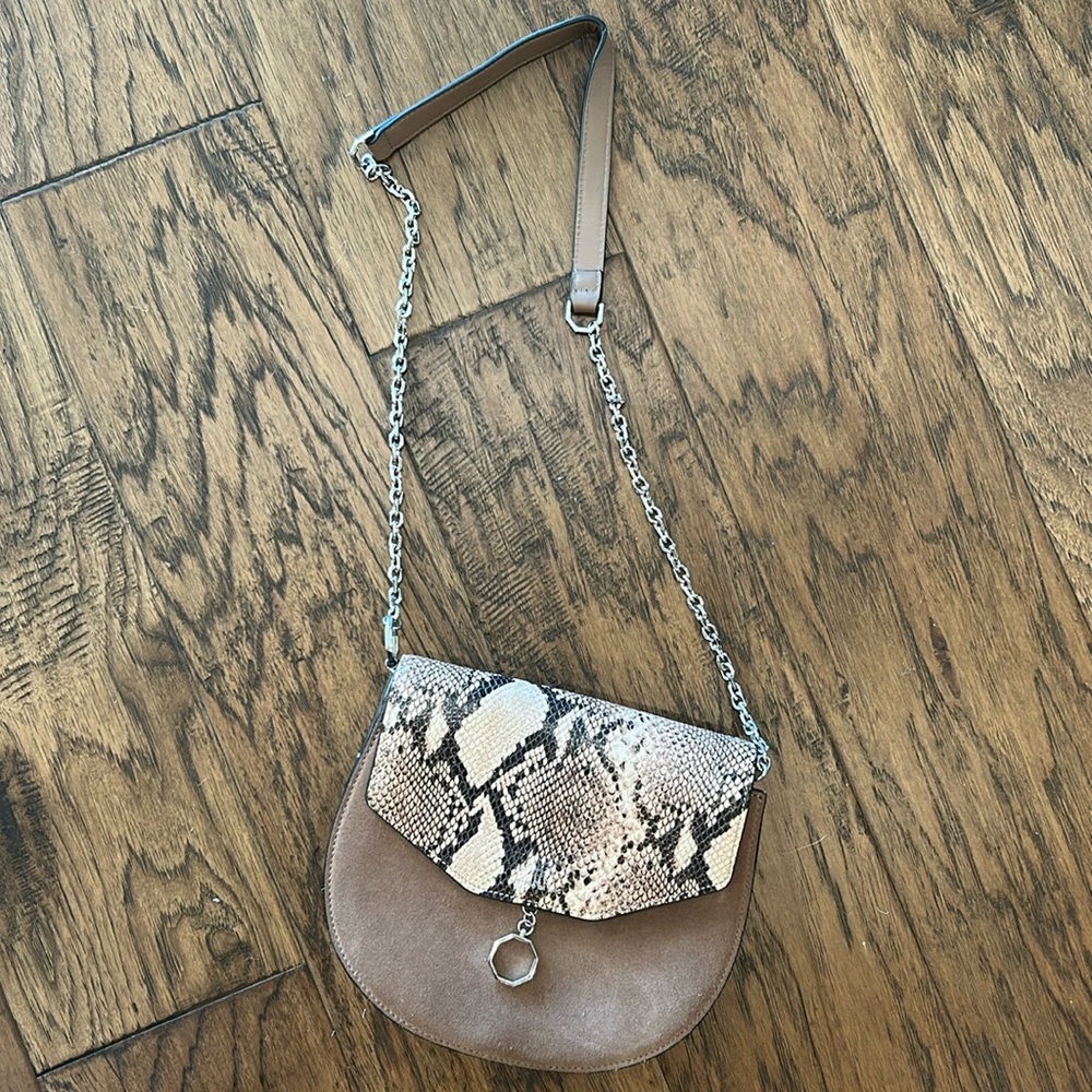 Louise et Cie Snakeskin Cross Body Purse